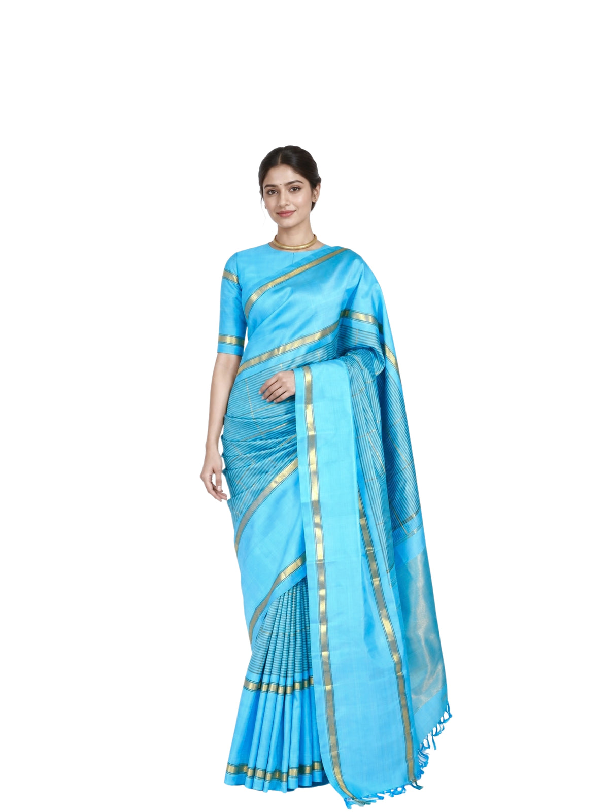 Parvai Kanchipuram Silk Sari : Shringa