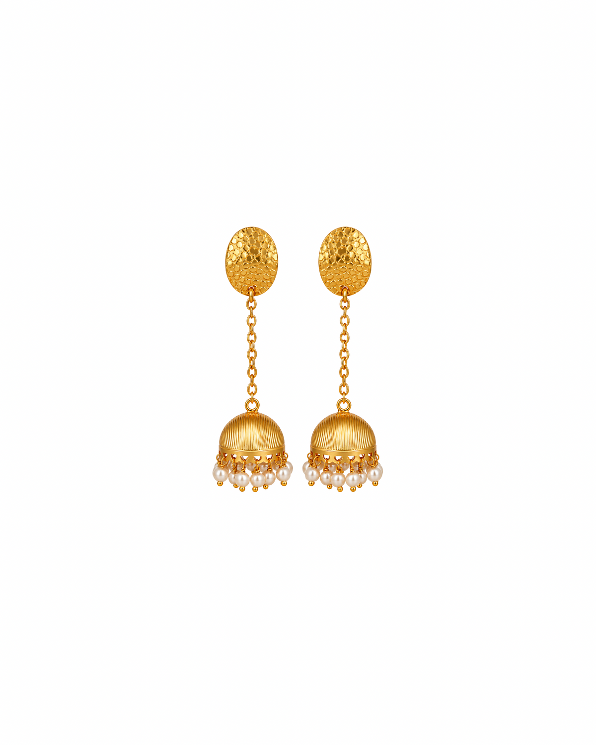 Parvai Brass Earrings