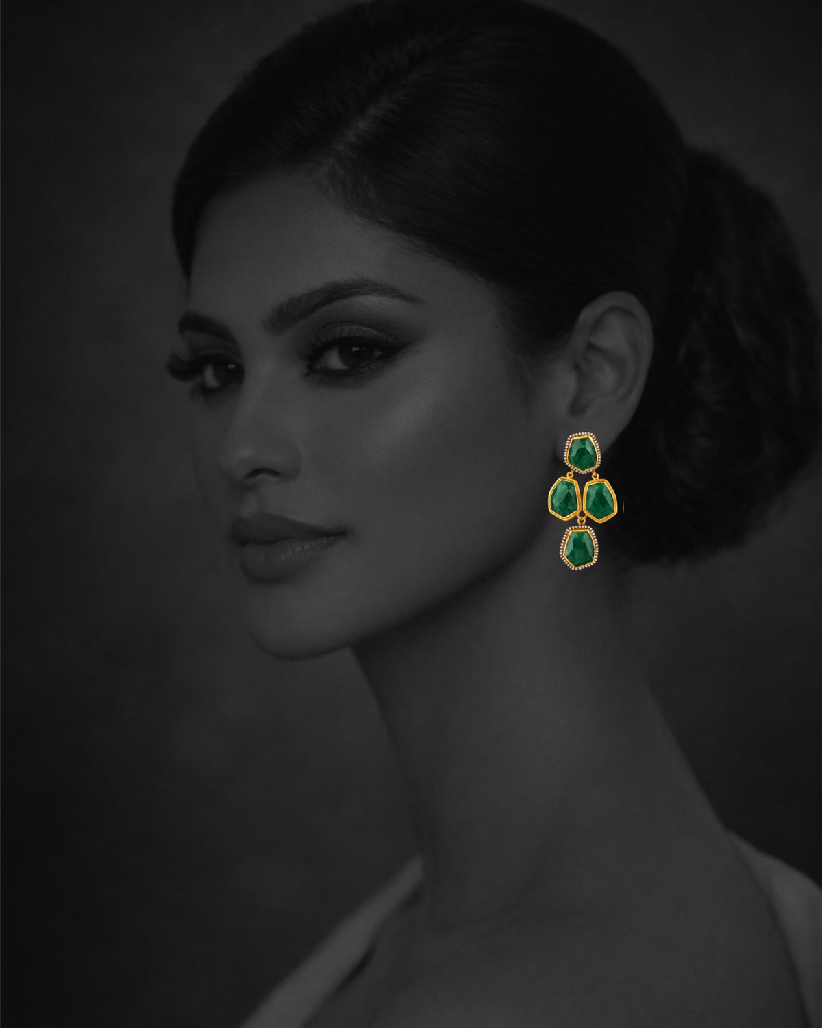 Parvai Brass Earrings
