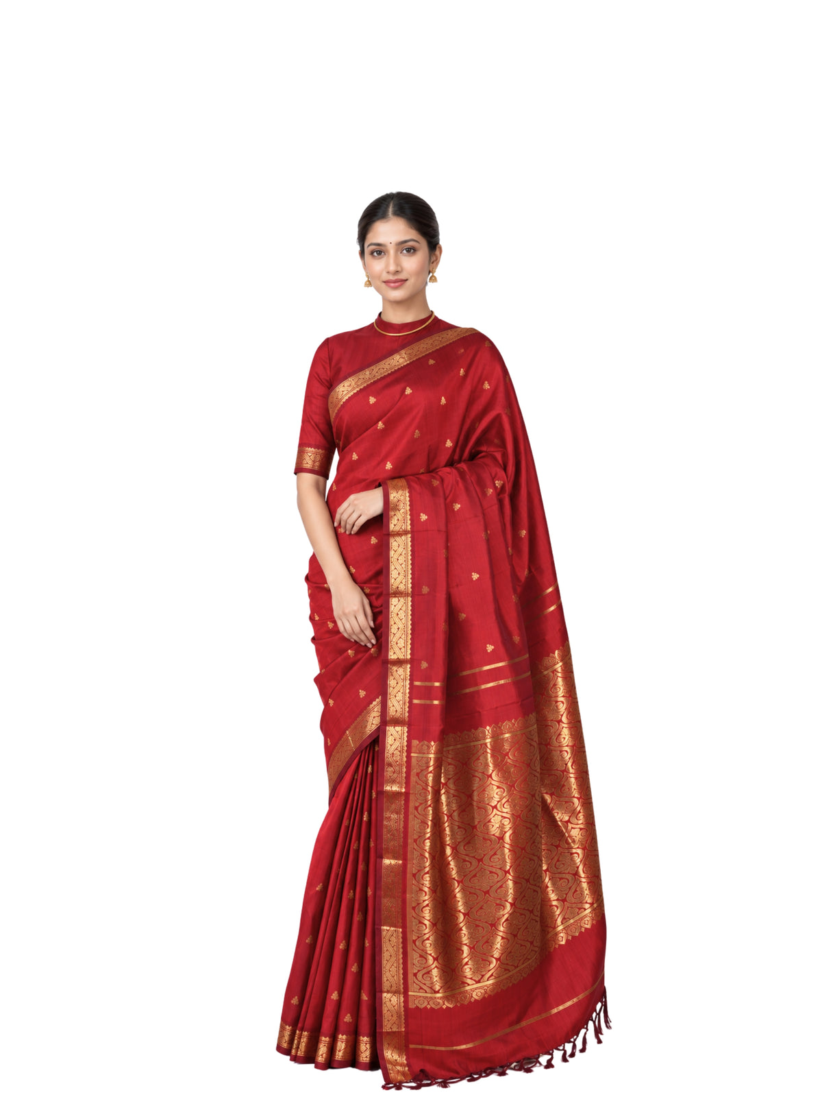 Parvai Real Zari Silk Sari - Special Commissions