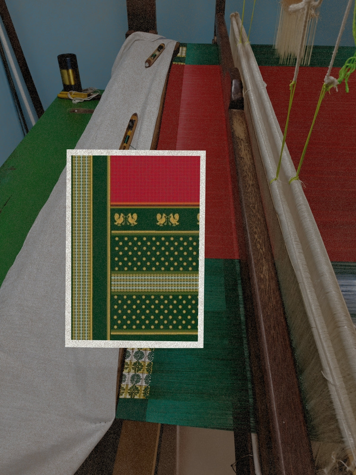 Parvai Kancheepuram Korvai Silk Sari : Project Saaya