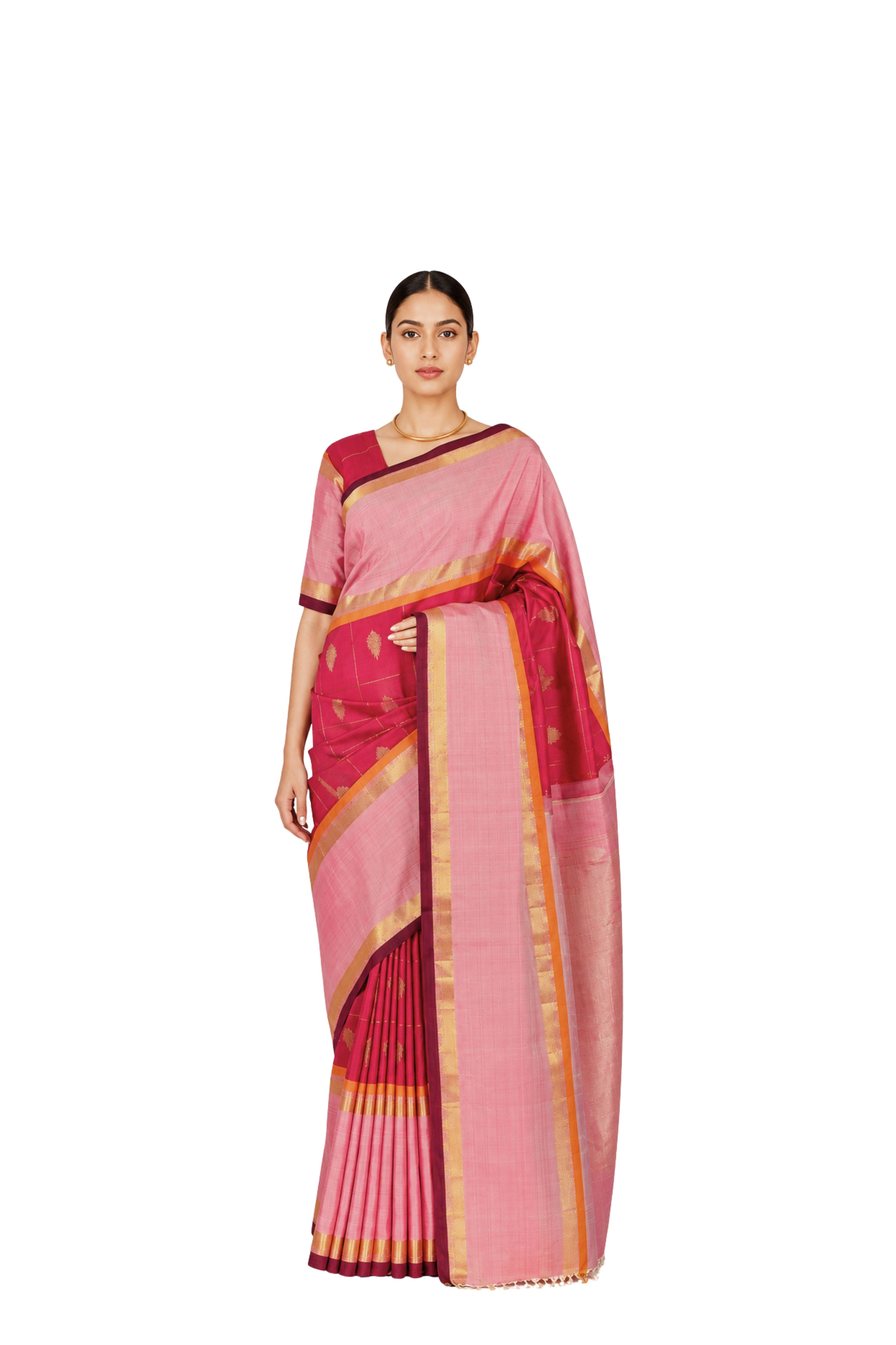 Parvai Kanchipuram Silk Sari : Shringa