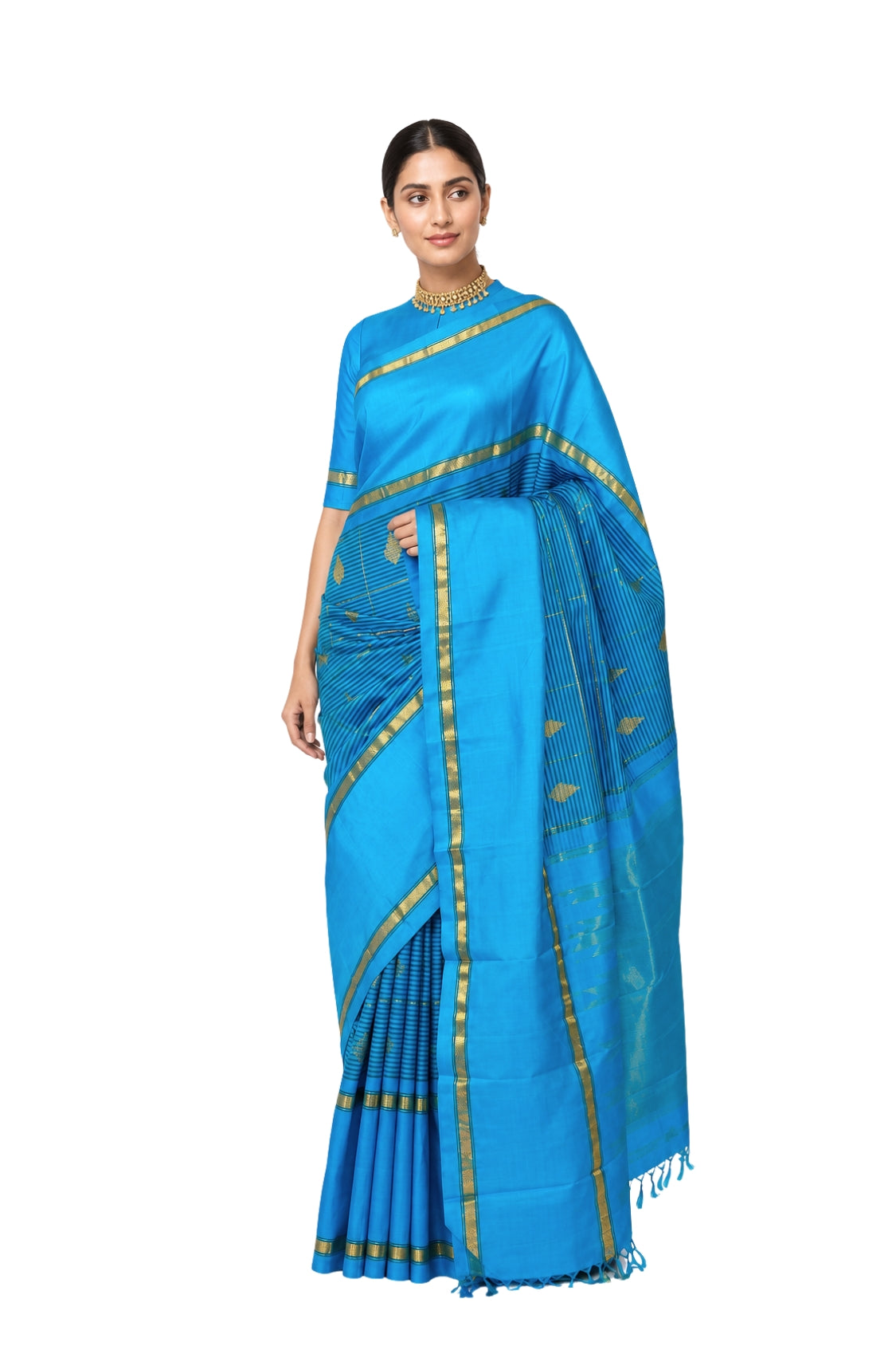 Parvai Kanchipuram Silk Sari : Shringa