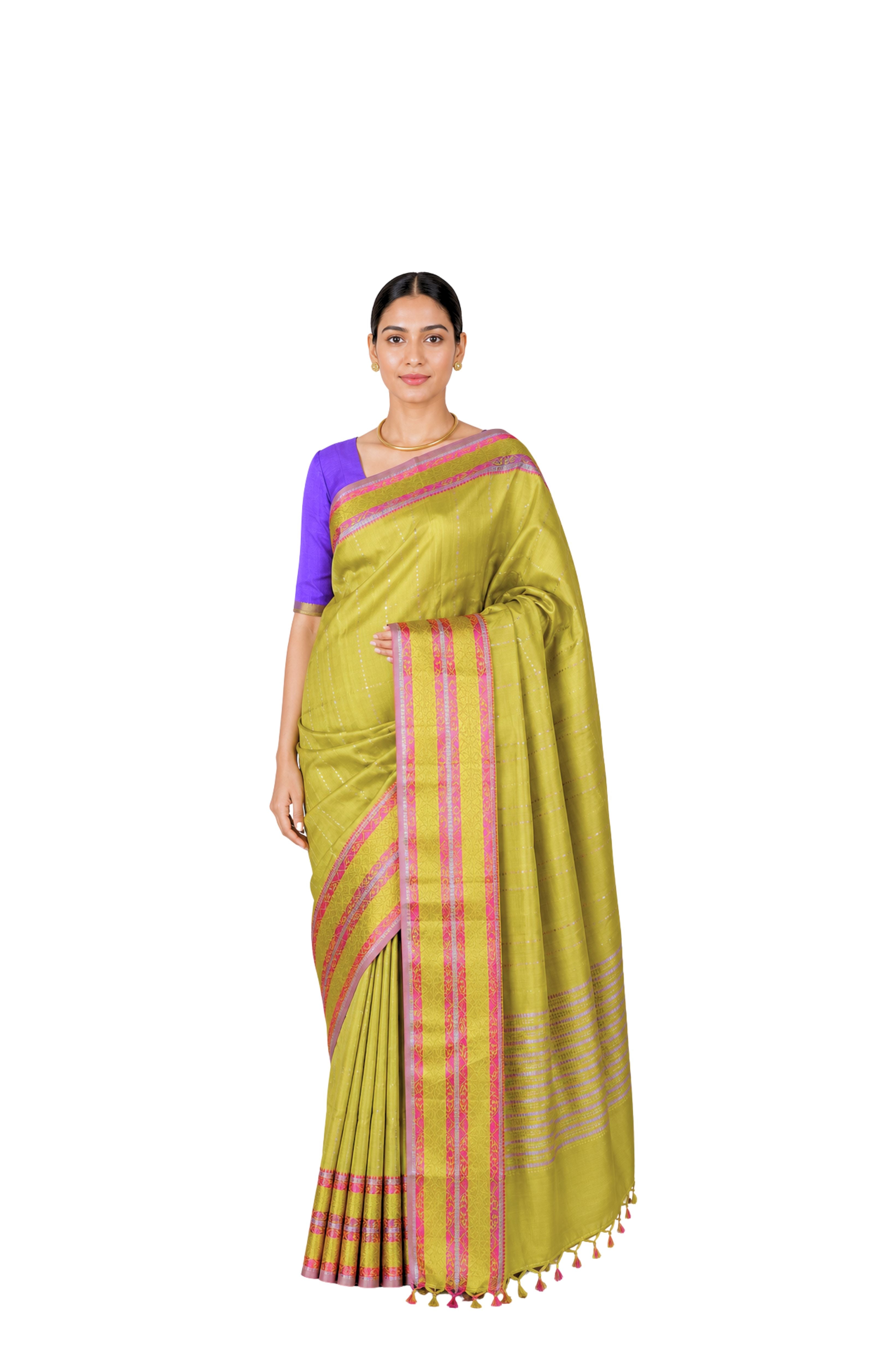 Parvai Kanchipuram Silk Sari : Lalitha