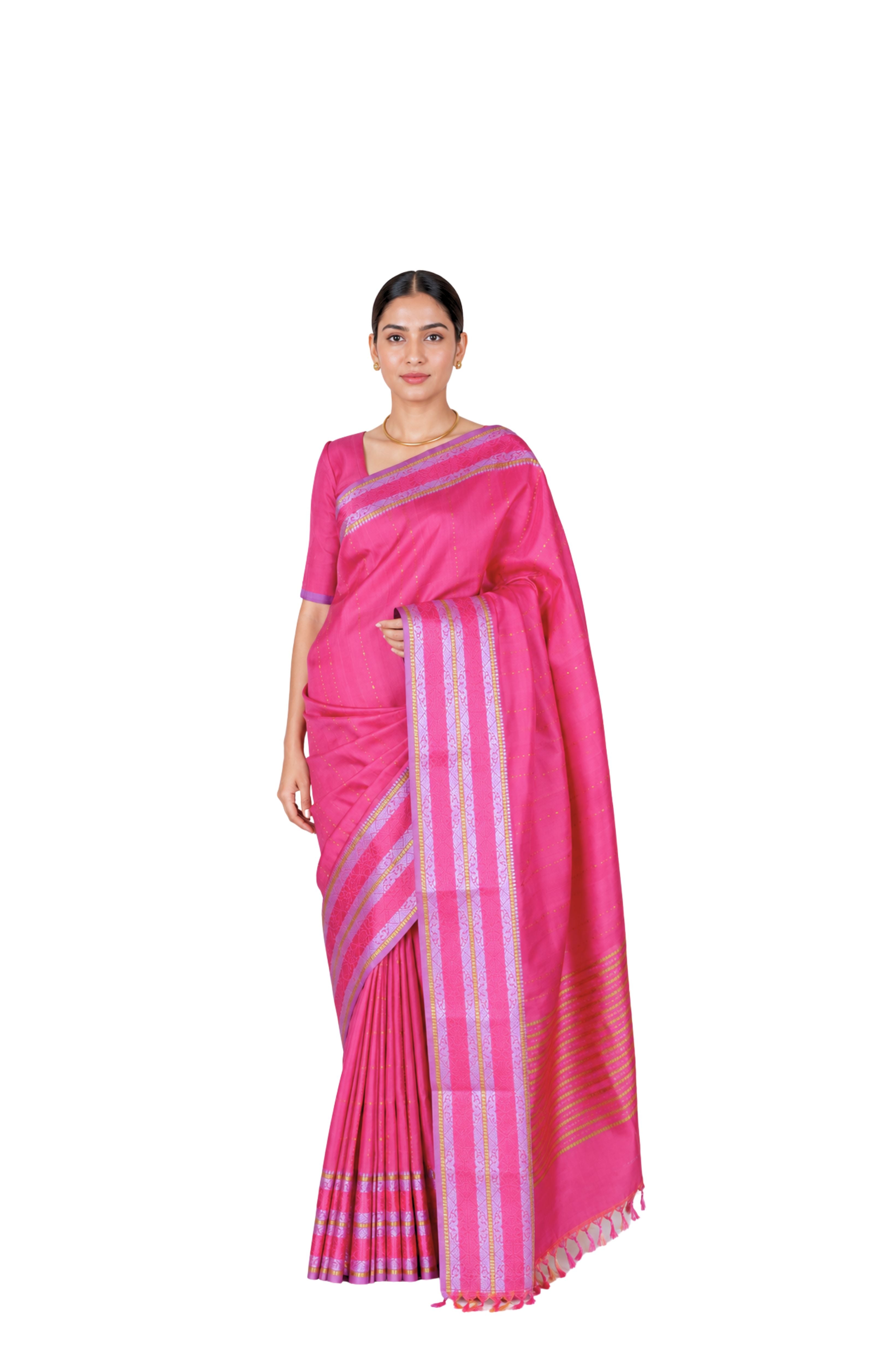 Parvai Kanchipuram Silk Sari : Lalitha