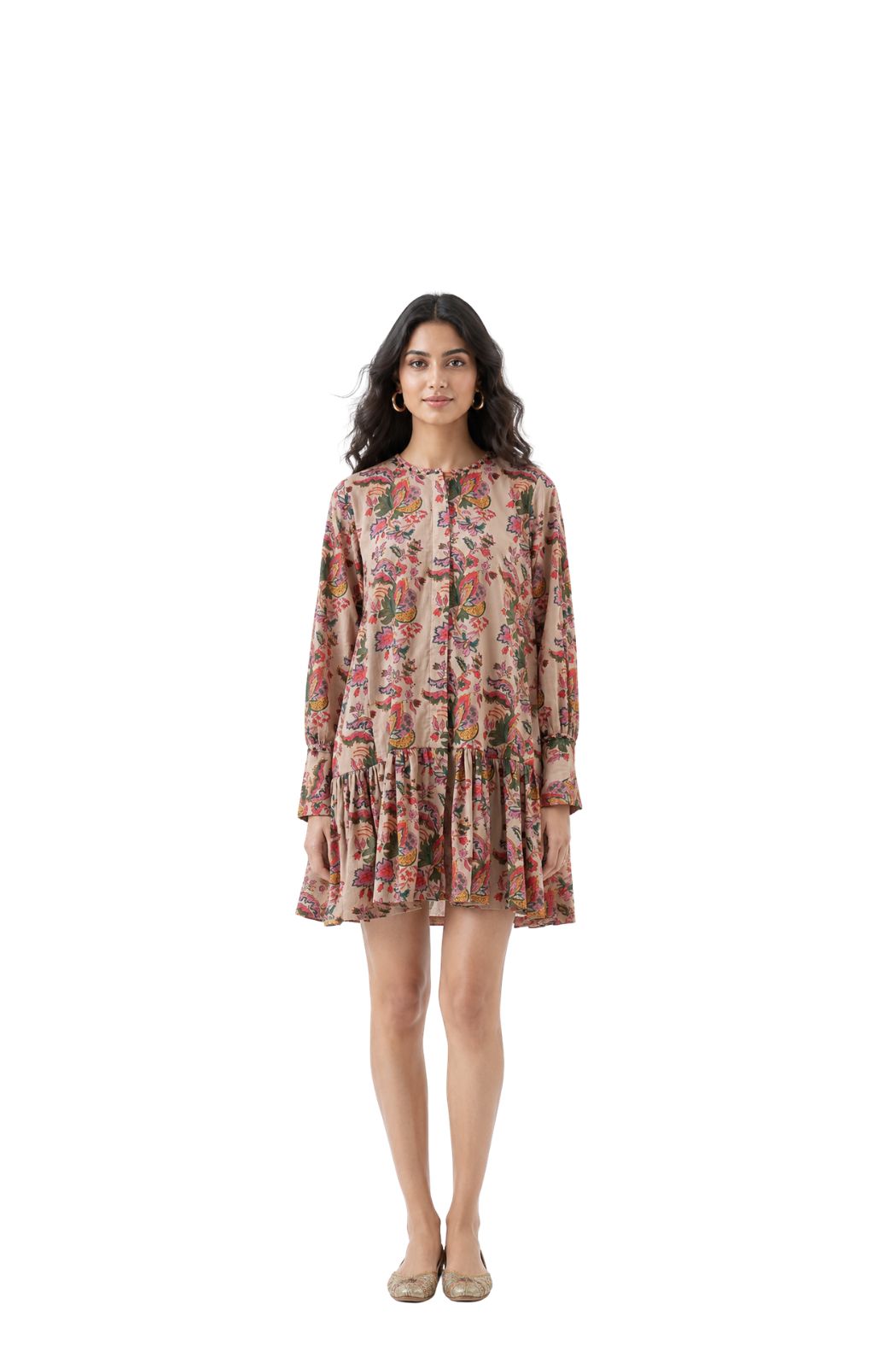 Parvai Block Printed Dress