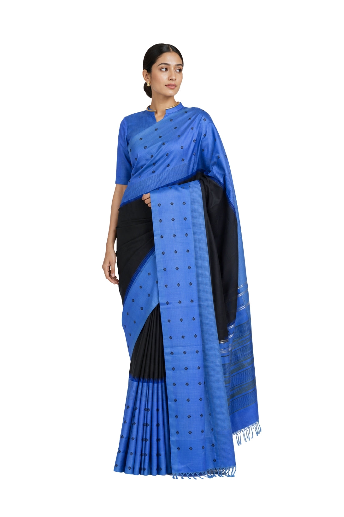 Parvai Handwoven Kanchipuram Silk Sari : ShashiKala