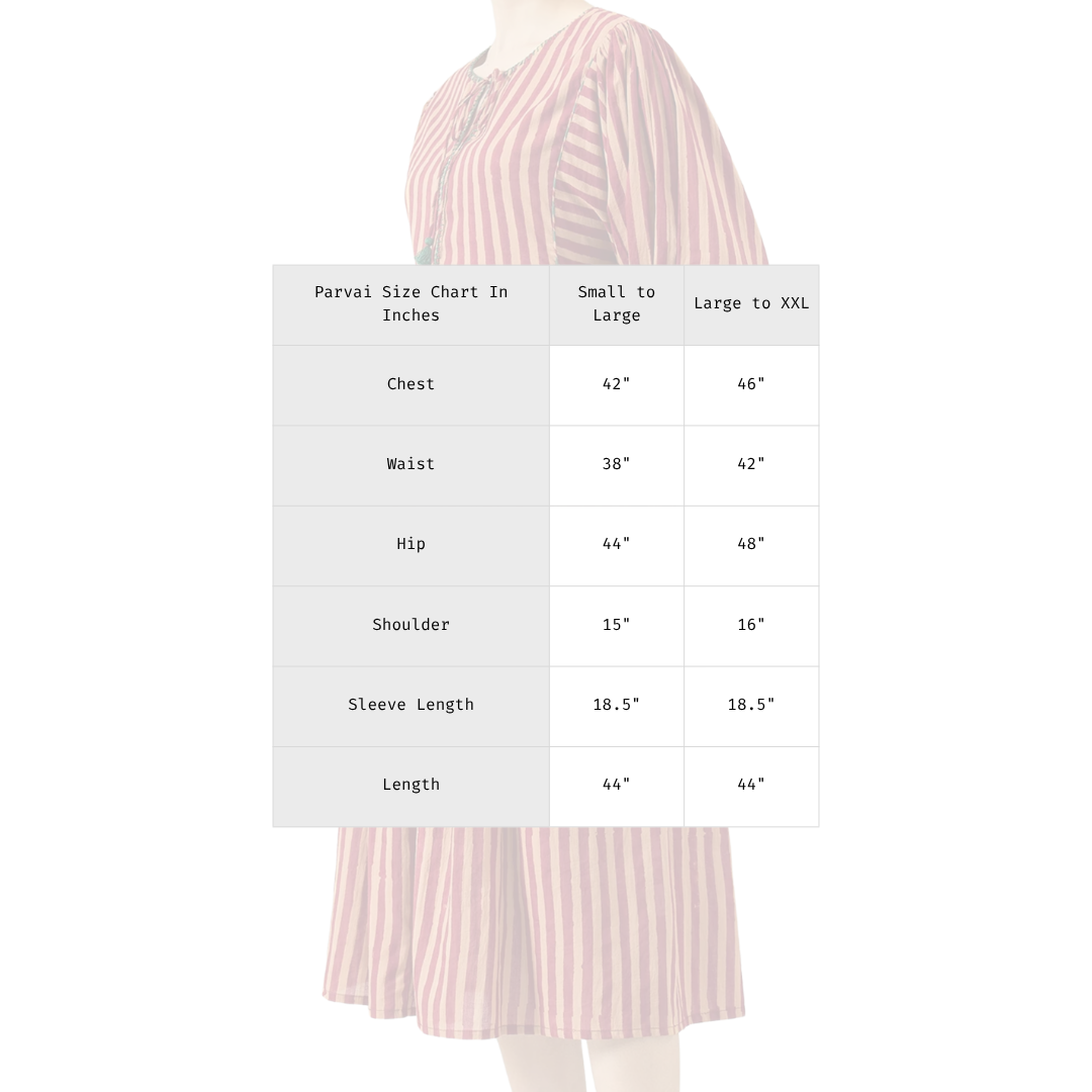 Parvai Block Printed Dress