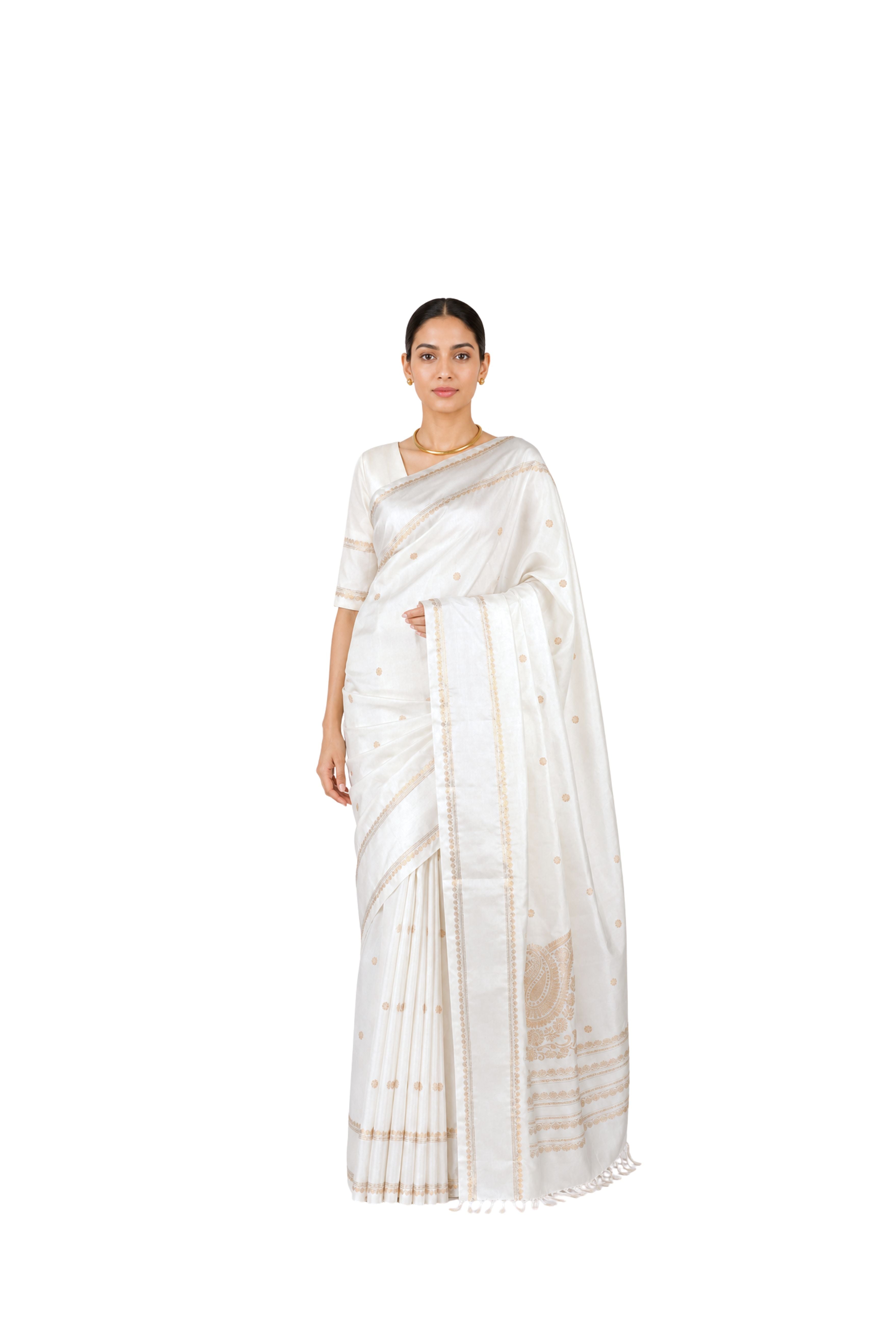 Dhruvi : Dyeable in Colours of Choice