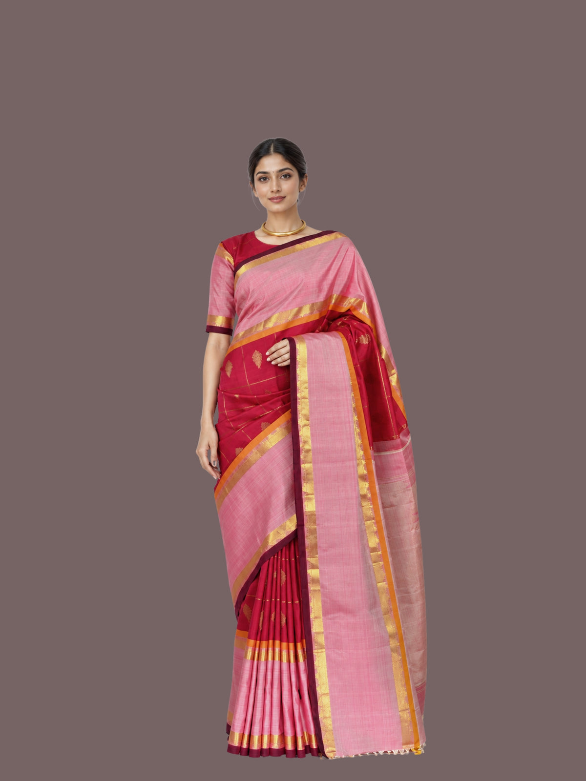 Parvai Kanchipuram Silk Sari : Shringa