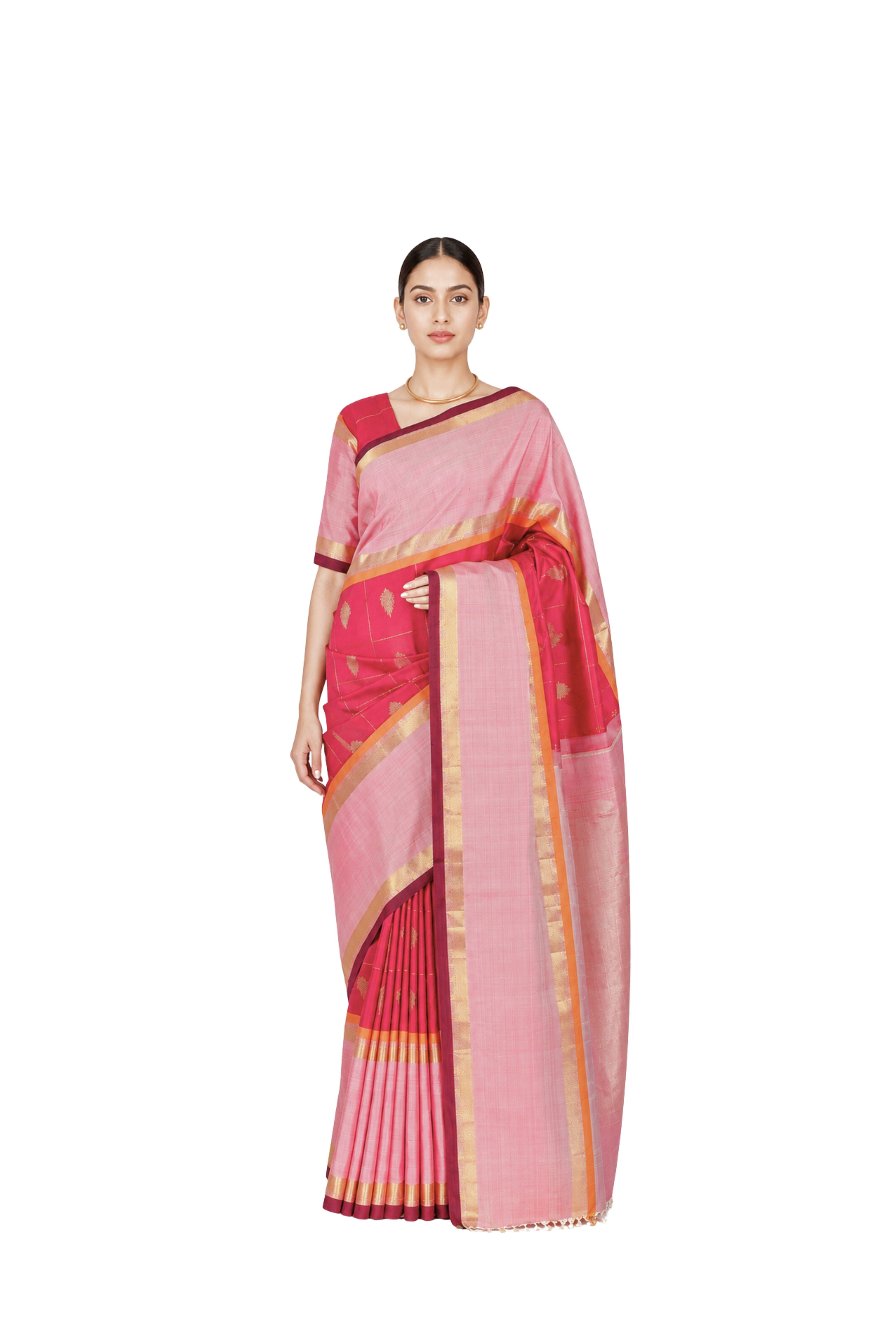 Parvai Kanchipuram Silk Sari : Shringa